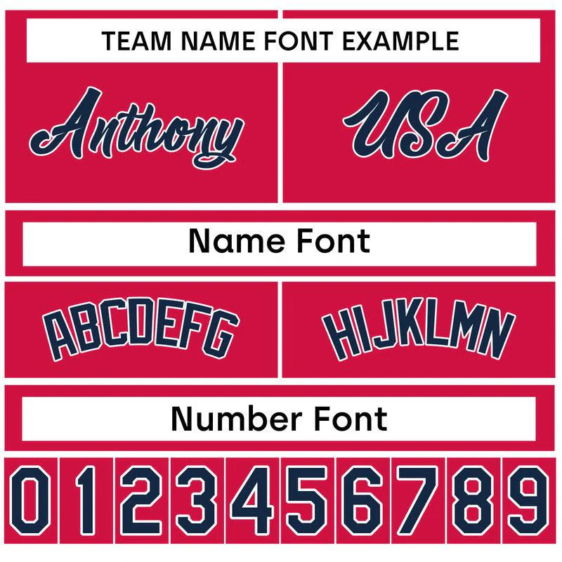 Custom Crimson Light Blue-White Authentic Baseball Jersey-3